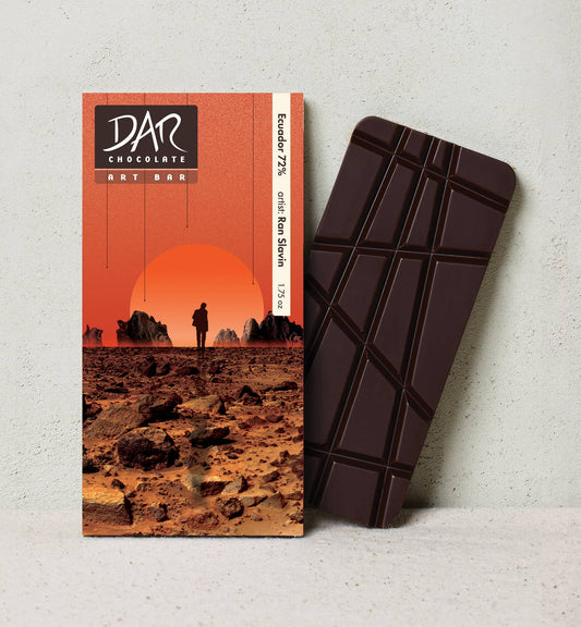 Ecuadorian Dark Chocolate Bar 72% Cacao Organic Vegan