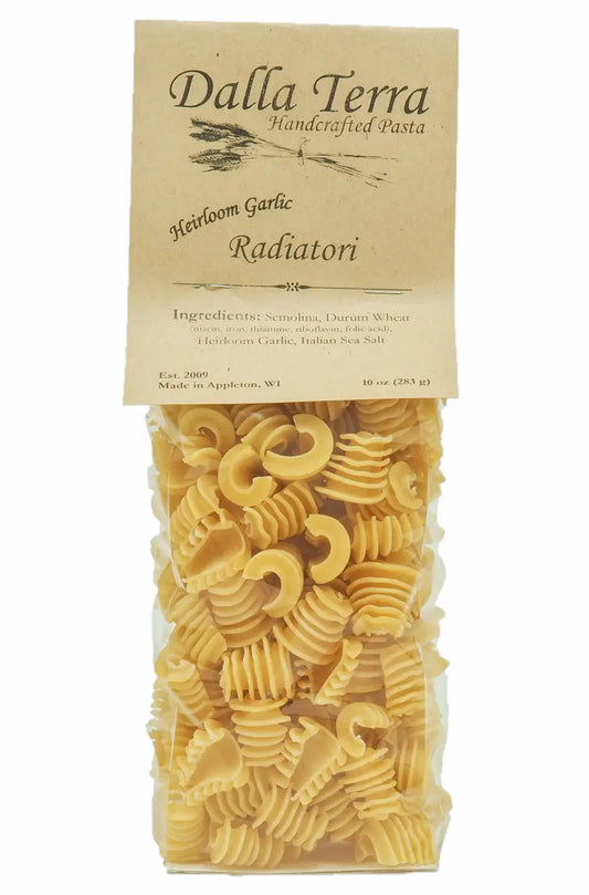 DT005 Heirloom Garlic Radiatori 6/cs $30.00/cs $5.00 each