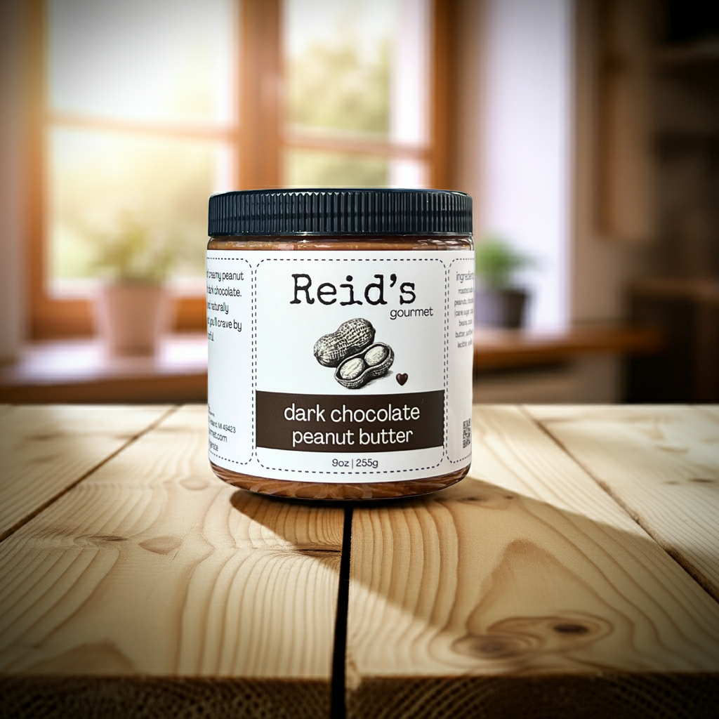 Dark Chocolate Peanut Butter – 9oz Jar