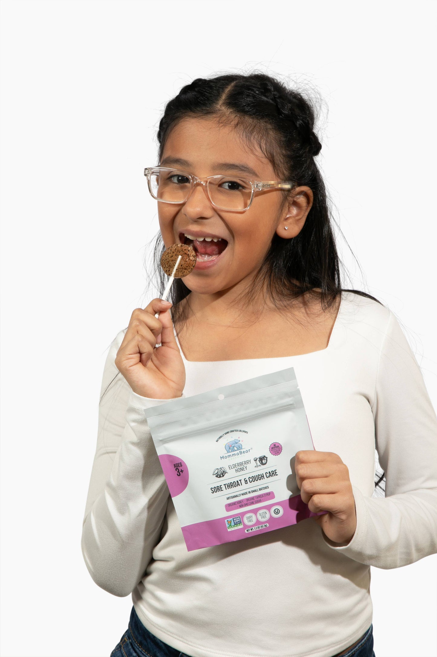 Organic Elderberry Honey Cough Lollipops/Lozenge (10ct)
