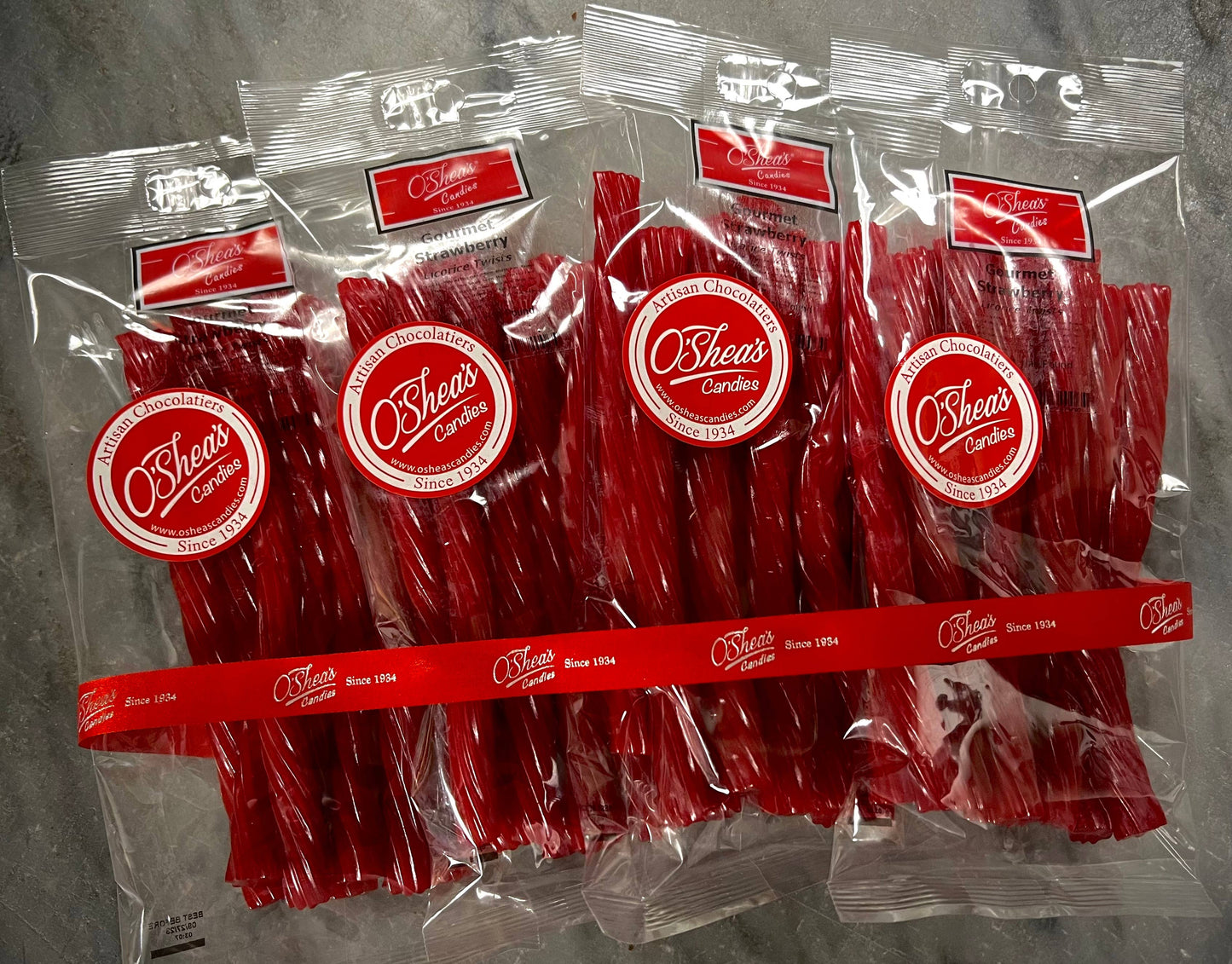 Gourmet Licorice Red Raspberry 1/2 Pound Bag- Thick Cut