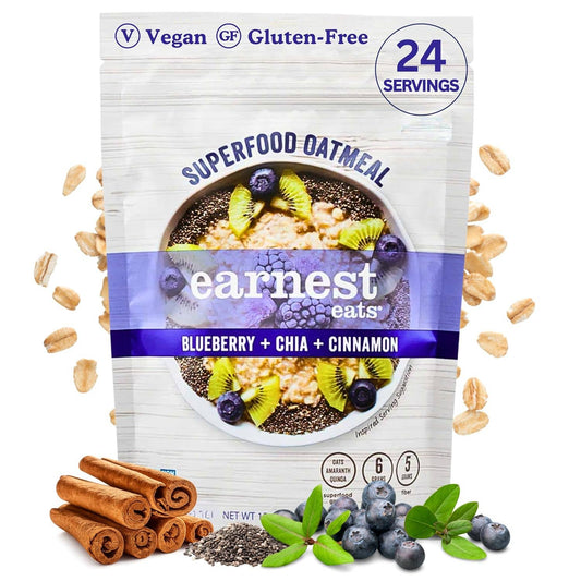 Superfood Blueberry Chia Oatmeal Pantry Bag