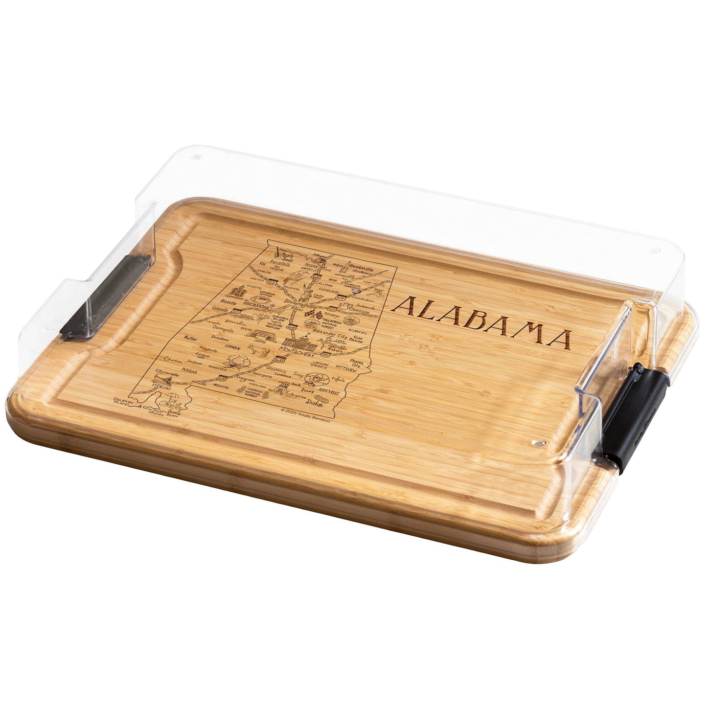 Flip, Serve & Store™ State Charcuterie Board with Lid