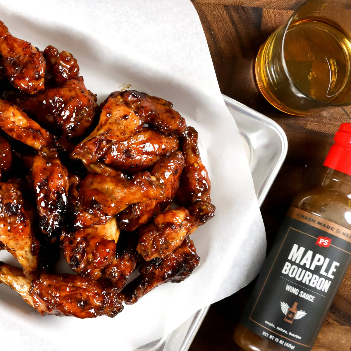 PS Seasoning Maple Bourbon Wing Sauce | Sweet & Sticky