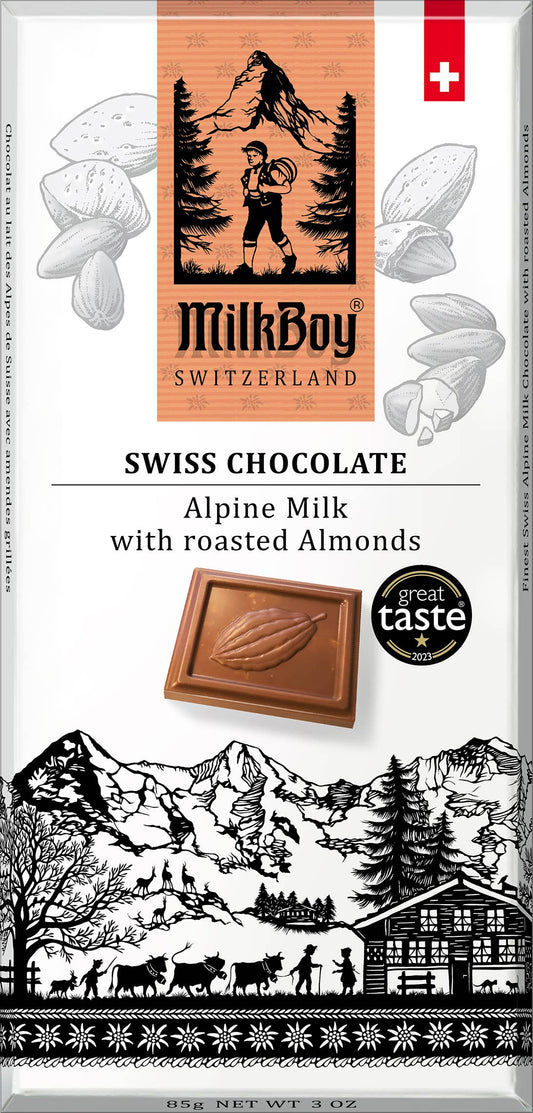 Alpine Milk Chocolate with roasted Almonds