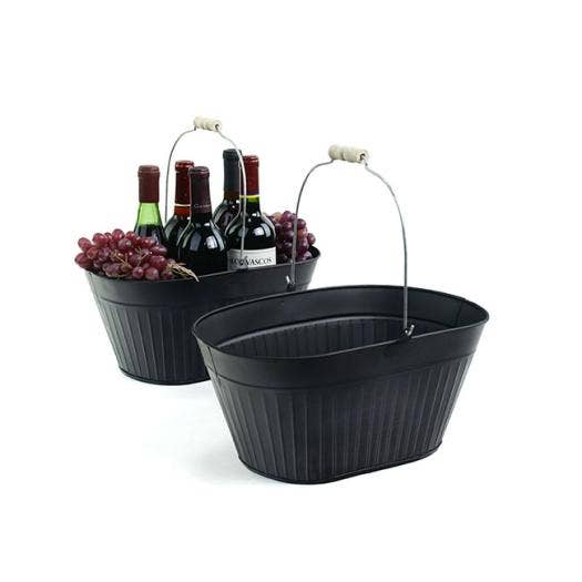 Oval Shop Brushed Black over handle