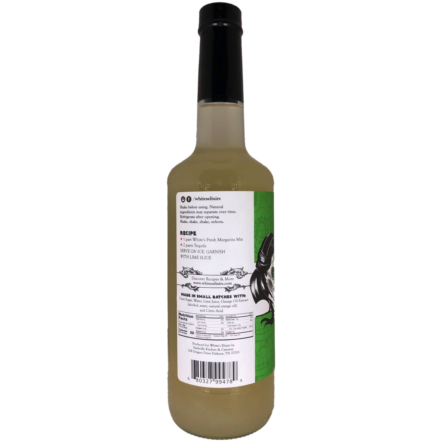 White's Elixirs Fresh Margarita Cocktail Mix