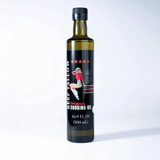 Premium Grass-Fed Beef Tallow Cooking Oil - Restaurant-Proven | Choose Your Flavor