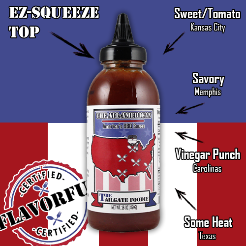 The Tailgate Foodie All-American BBQ Sauce | Sweet & Smoky