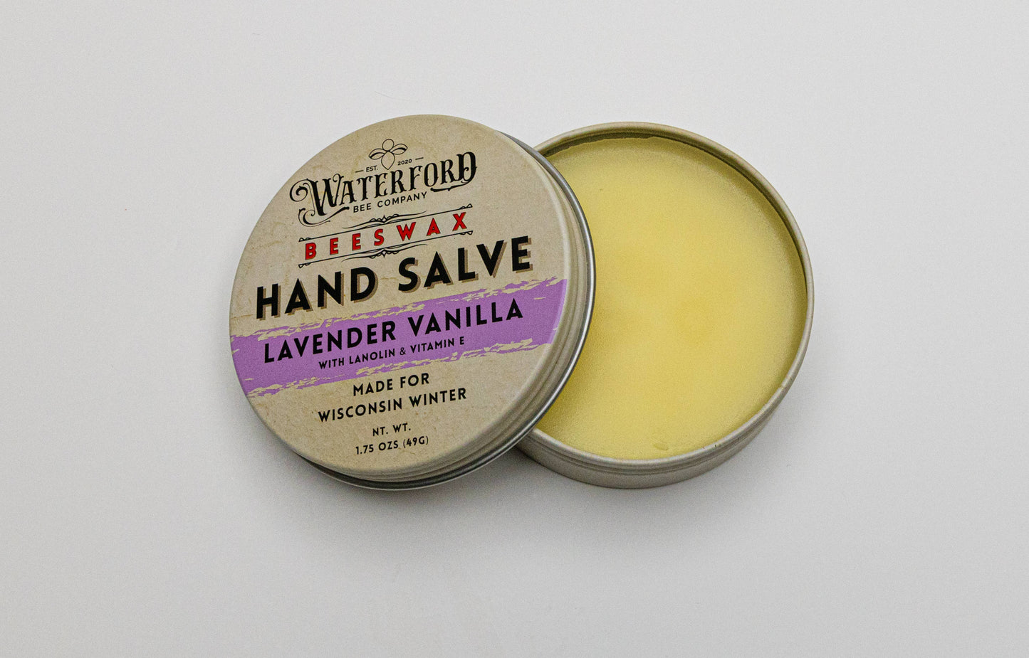 Hand Salve 1.75 oz. Natural Beeswax and Olive Oil