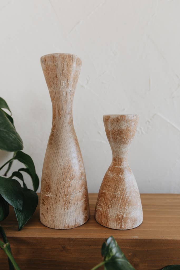 Carpenter Candle Holder - Small - Made by Survivors