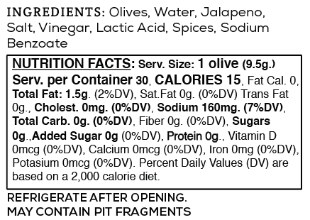 Jalapeño Stuffed Olives – Bold & Spicy Gourmet Olives