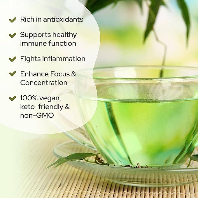 La Republica Organic Mushroom Green Tea [60 Servings]