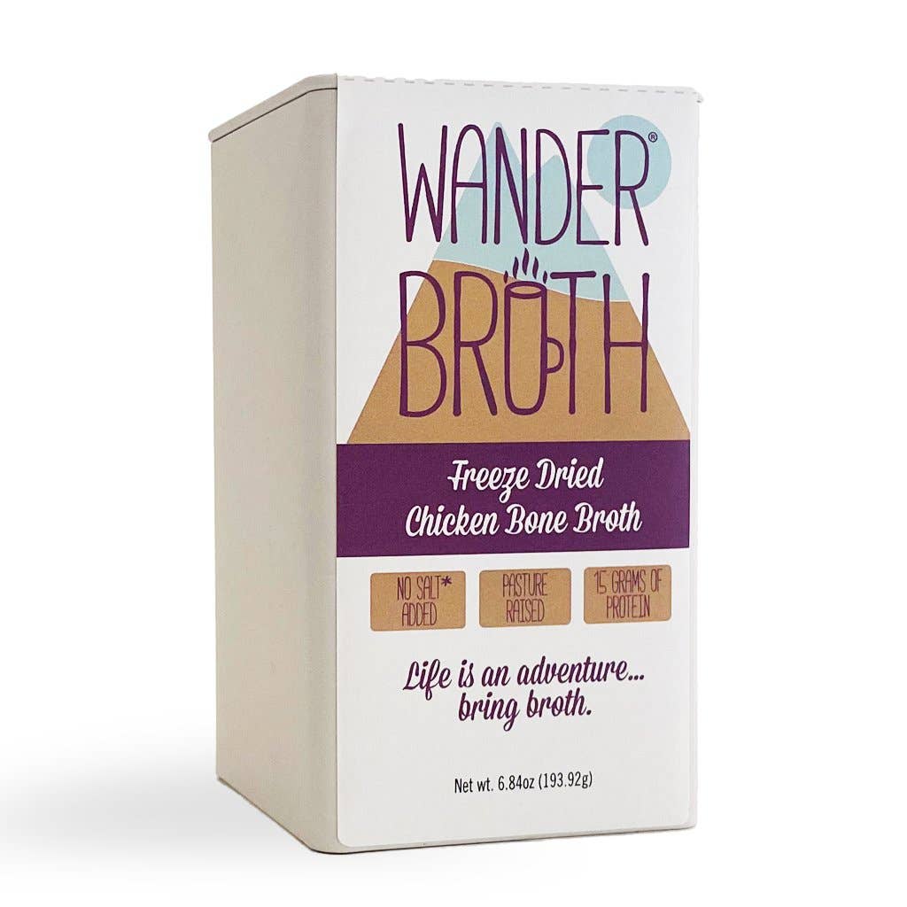 Freeze-Dried Pastured Chicken Bone Broth (No Salt Added) Tin