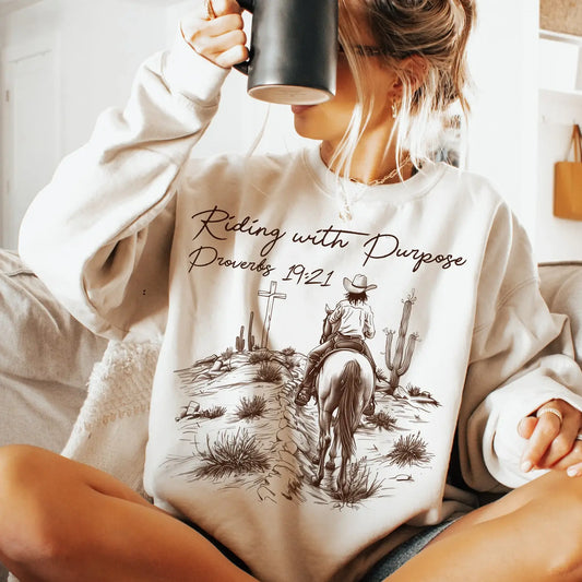 Riding With Purpose Western Tees -Sweatshirts & Tees 