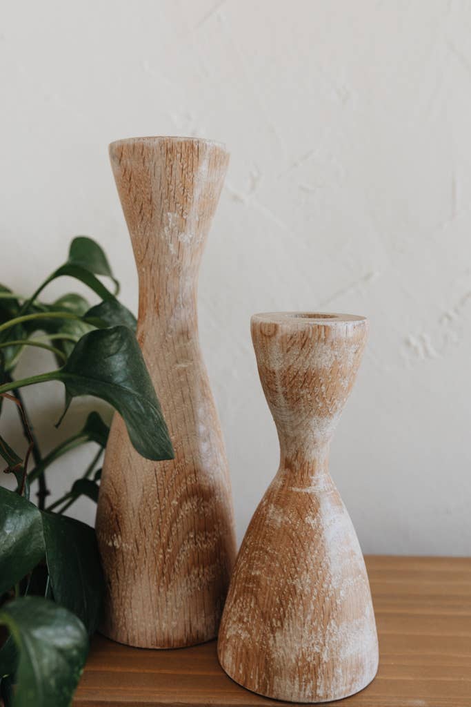 Carpenter Candle Holder - Small - Made by Survivors