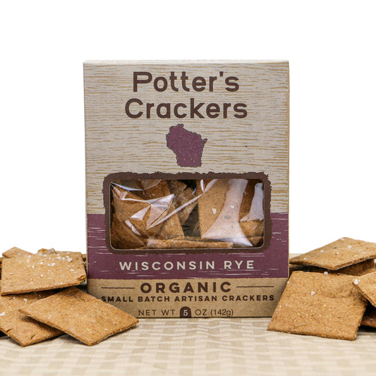 Potter's Crackers Organic Wisconsin Rye Crackers - 5 oz