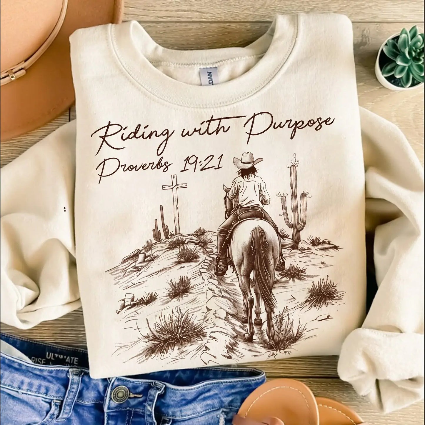 Riding With Purpose Western Tees -Sweatshirts & Tees 