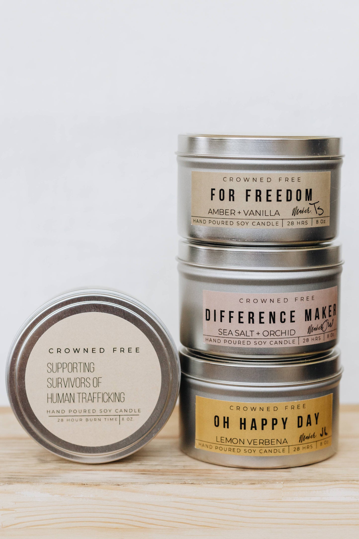 Oh Happy Day Candle - 8oz - Made by Survivors