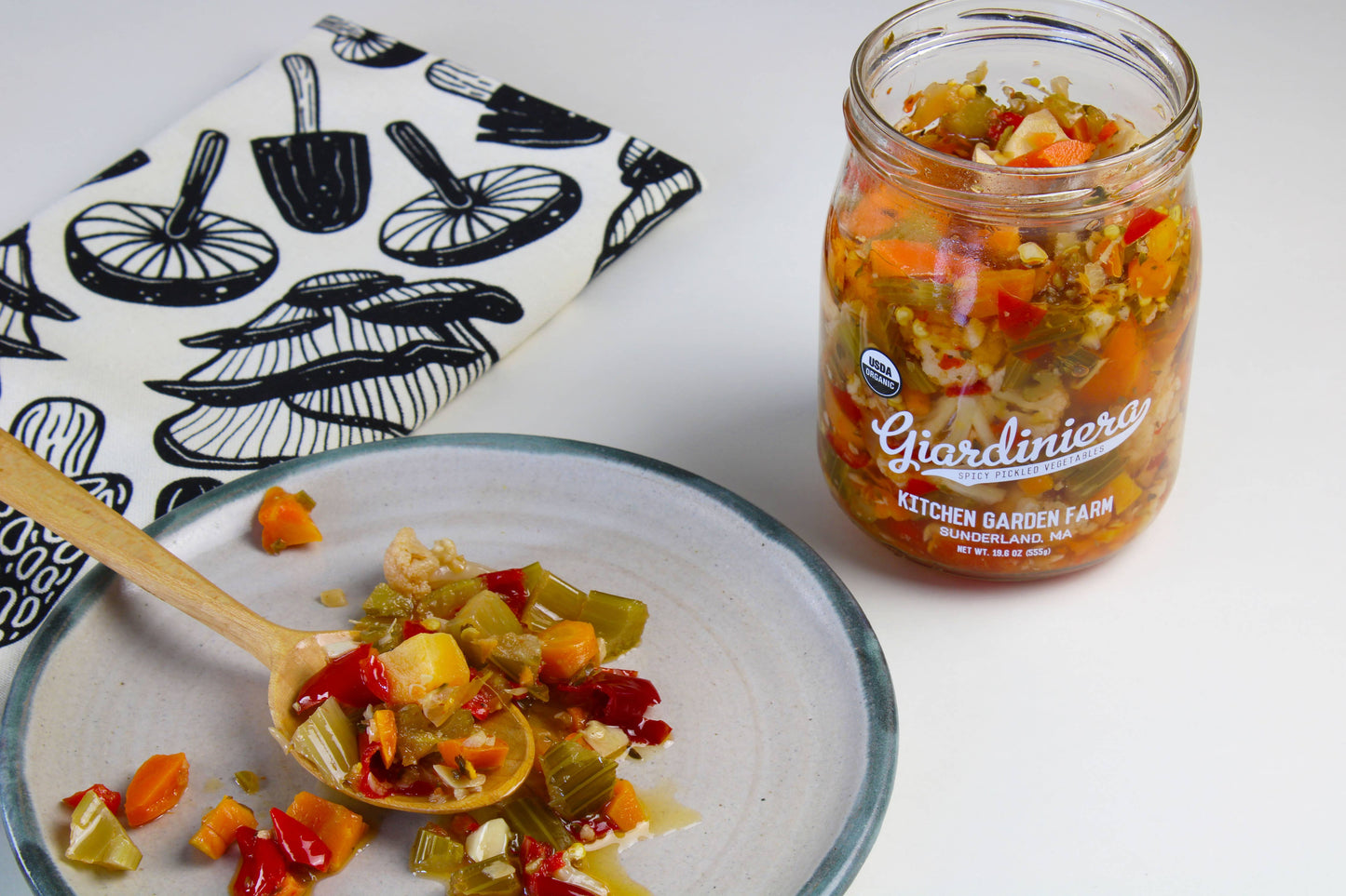 Organic Giardiniera Pickled Vegetables - NEW UNIT SIZE