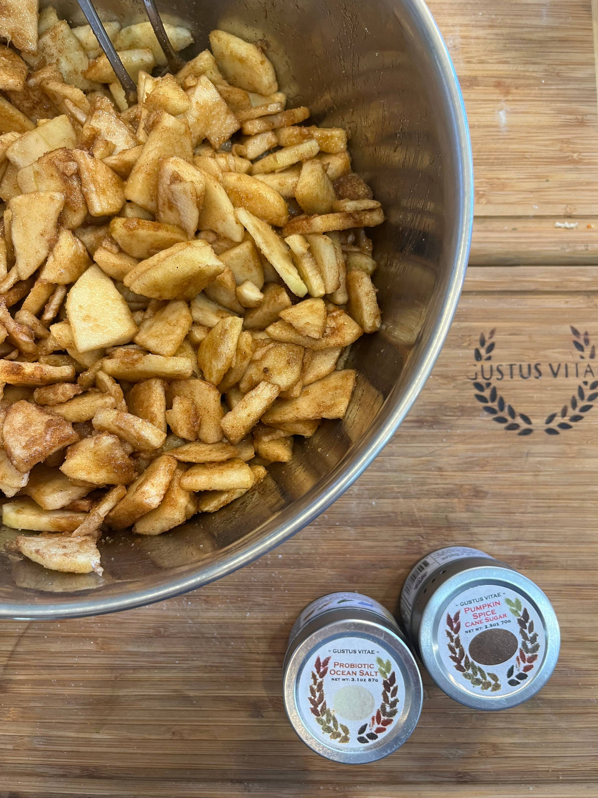 Gustus Vitae Pumpkin Spice Cane Sugar | Baking & Coffee Sugar