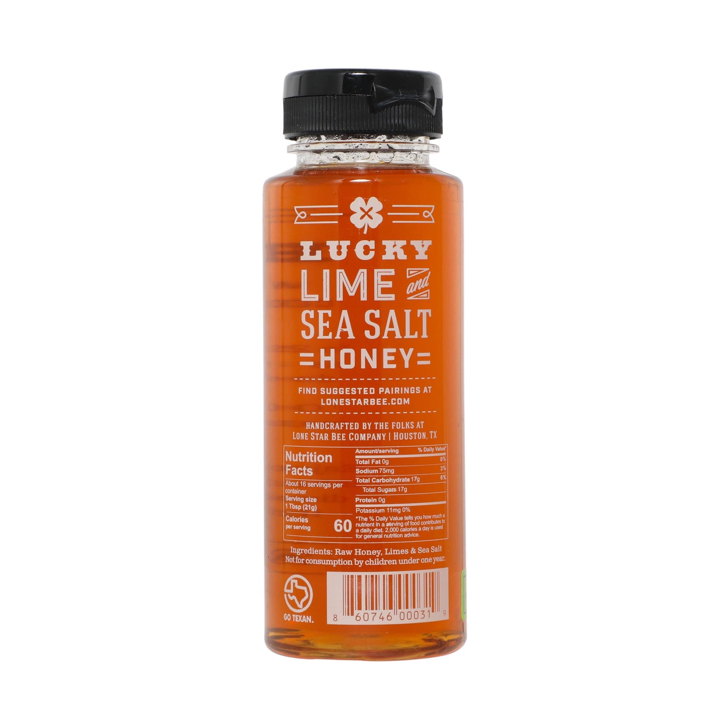 Honey - Lucky Lime & Sea Salt (12 oz)