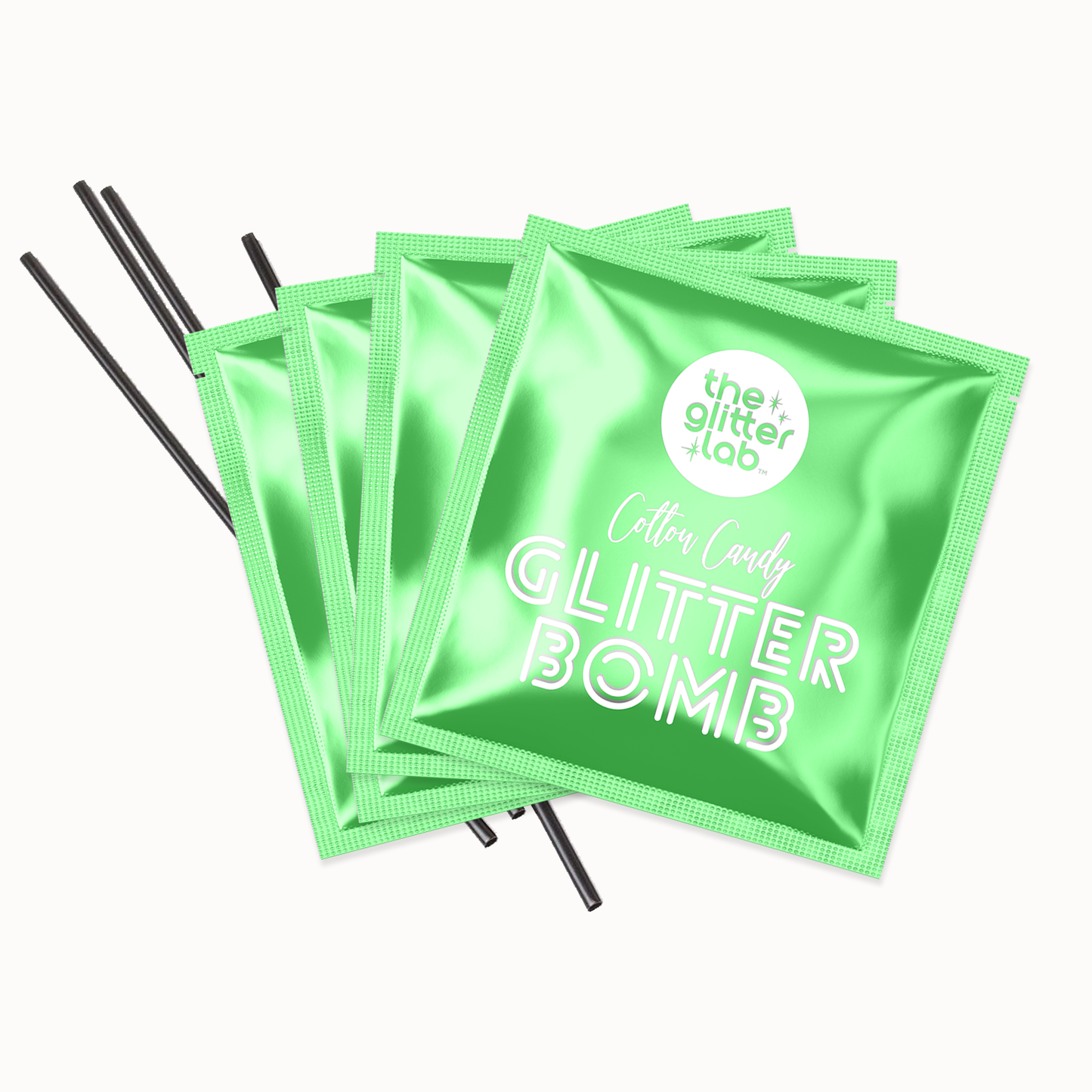 Green Drink Glitter Bombs for Cocktails, Mocktails & Bubbly