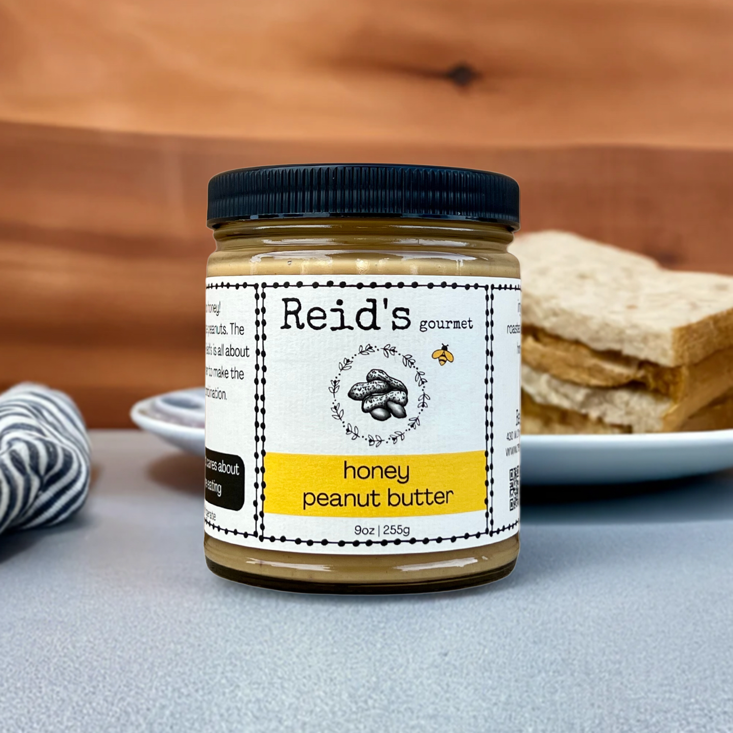Honey Peanut Butter – 9oz Jar